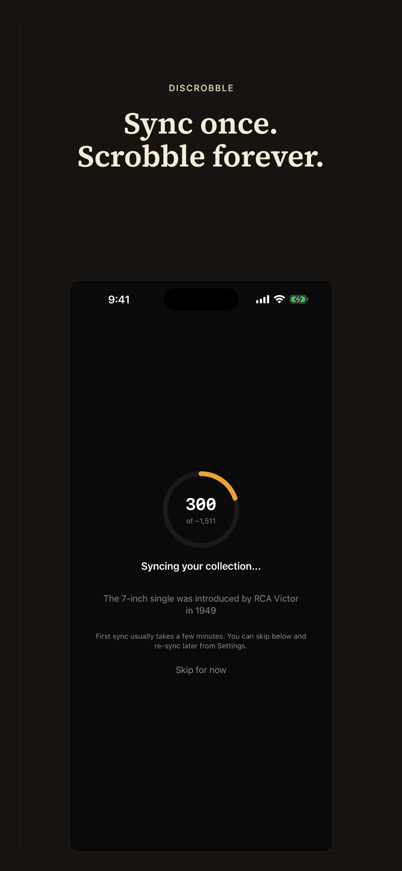 Settings screen showing both services connected.